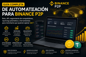 Guía Completa de Automatización para Binance P2P con Bots, API y Seguimiento de Competidores