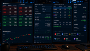 Crypto arbitrage calculator showing profit calculation, trading fees, transfer costs and net arbitrage return.