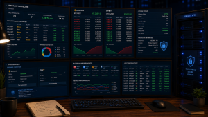 Self-hosted cryptocurrency arbitrage software running on a local VPS with Binance and Bybit market monitoring.