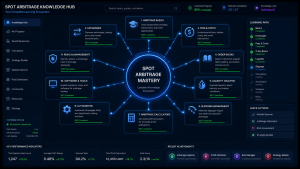 Spot Arbitrage Guide showing the complete learning path for cross-exchange cryptocurrency trading.