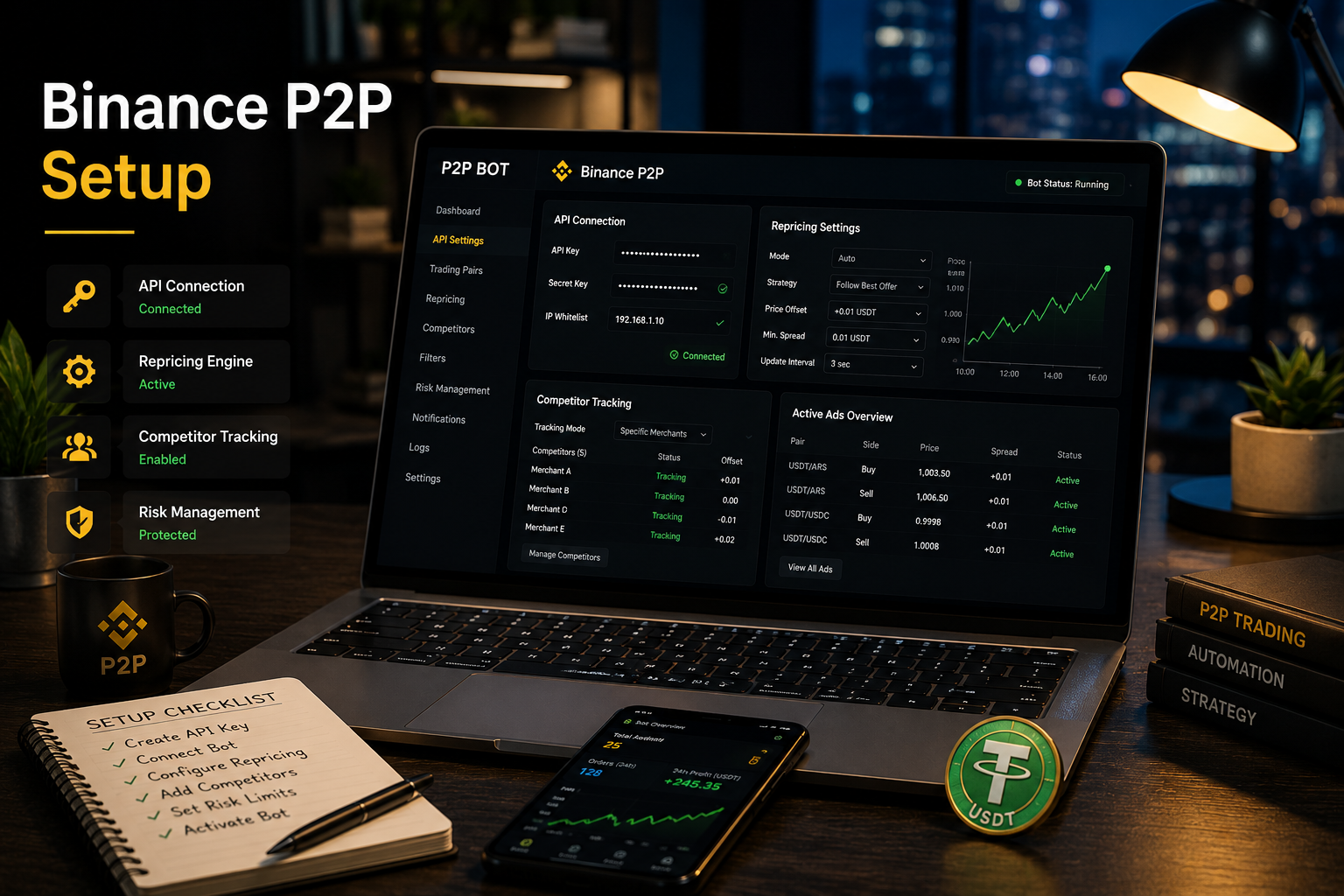 Cómo Configurar un Bot Binance P2P Paso a Paso