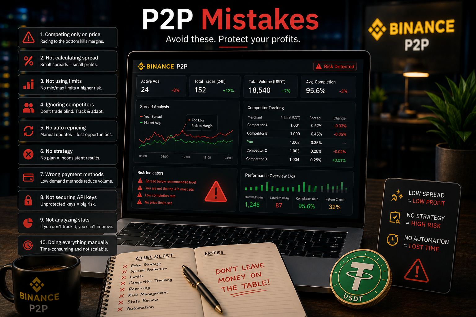 10 Errores Comunes en Binance P2P y Cómo Evitarlos