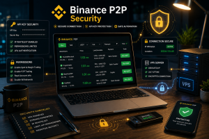 Binance P2P bot security and API key protection