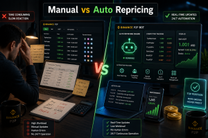 Manual vs automatic repricing in Binance P2P trading
